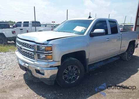2015 Chevrolet Silverado 1Lt из США, поврежденный, VIN 1GCVKREC4FZ380908